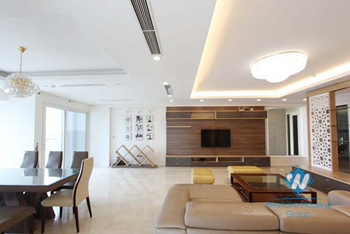 Large size wonderful apartment for rent in Ciputra Compound, Tay Ho, Hanoi
